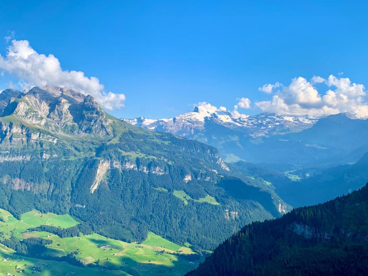 The Swiss Paradise 2 Apartment With Garden, Whirlpool, And Mountain Panorama Wirzweli Exteriör bild