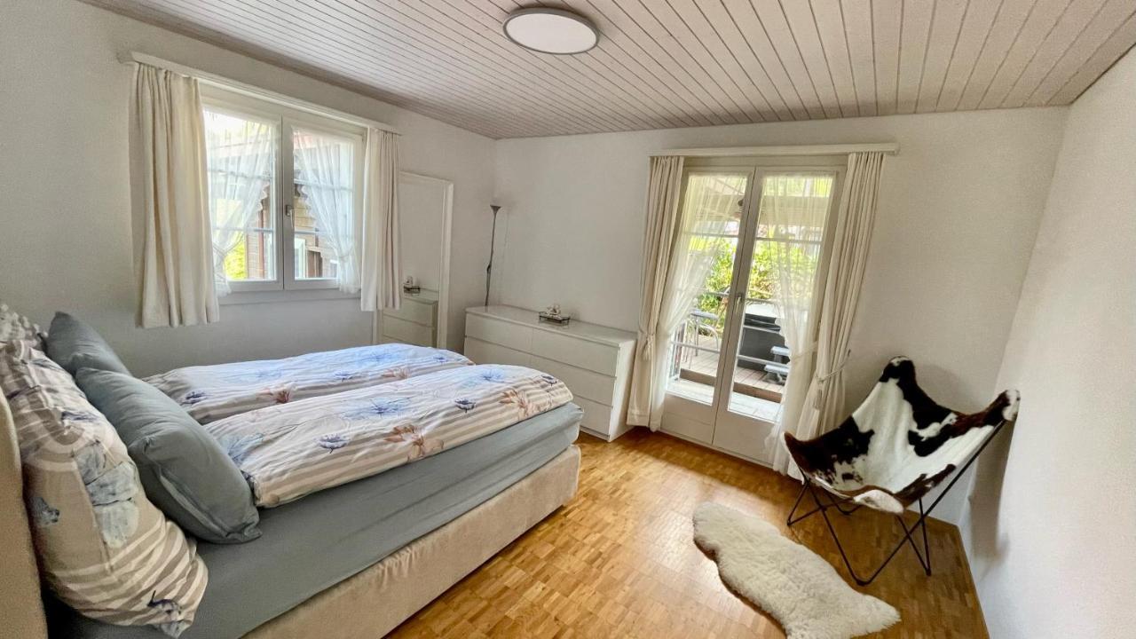 The Swiss Paradise 2 Apartment With Garden, Whirlpool, And Mountain Panorama Wirzweli Exteriör bild