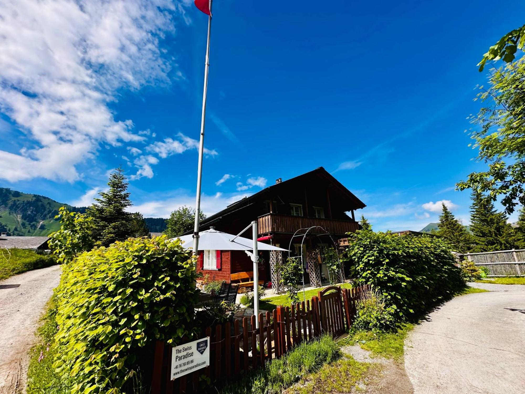 The Swiss Paradise 2 Apartment With Garden, Whirlpool, And Mountain Panorama Wirzweli Exteriör bild