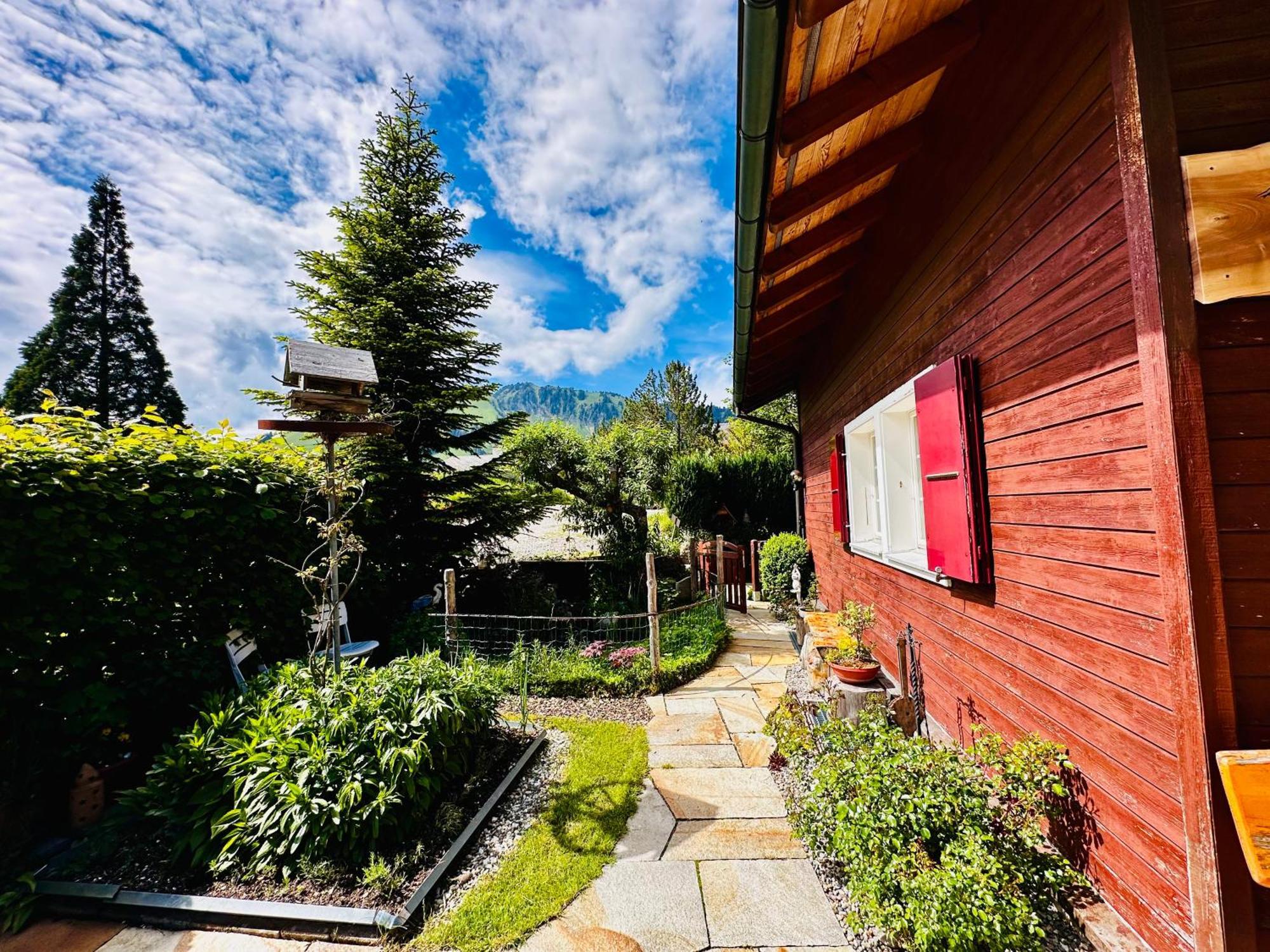 The Swiss Paradise 2 Apartment With Garden, Whirlpool, And Mountain Panorama Wirzweli Exteriör bild
