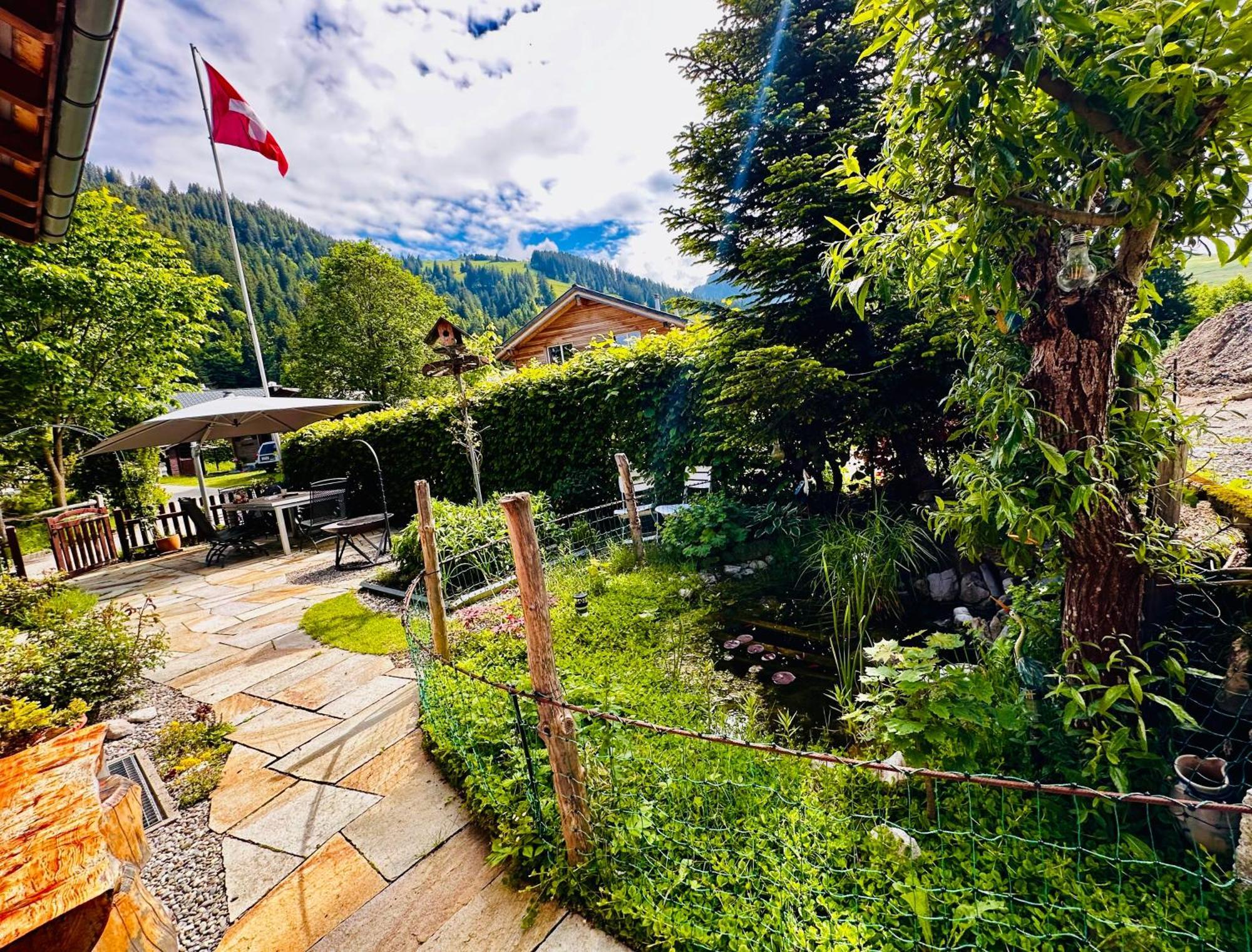 The Swiss Paradise 2 Apartment With Garden, Whirlpool, And Mountain Panorama Wirzweli Exteriör bild